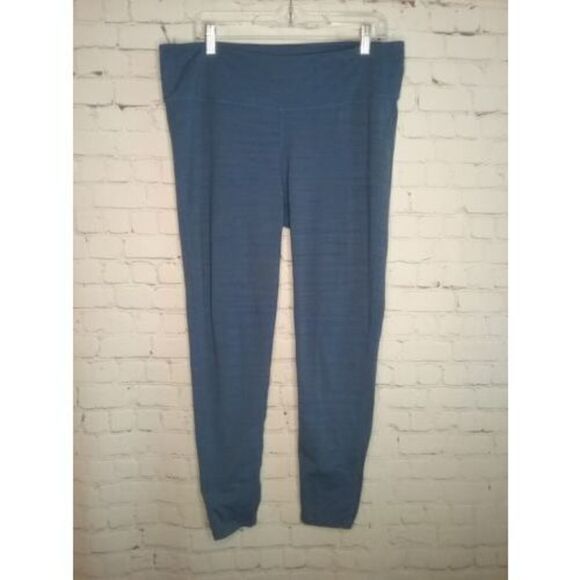 Athleta Women’s XL Blue marleed Full length‎ Leggings Pants - Picture 1 of 6